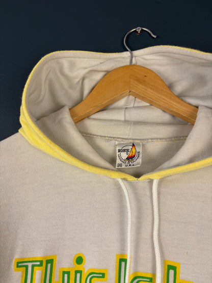 Vintage Hobie 80s USA Made Shortsleeve Hoodie  (M)