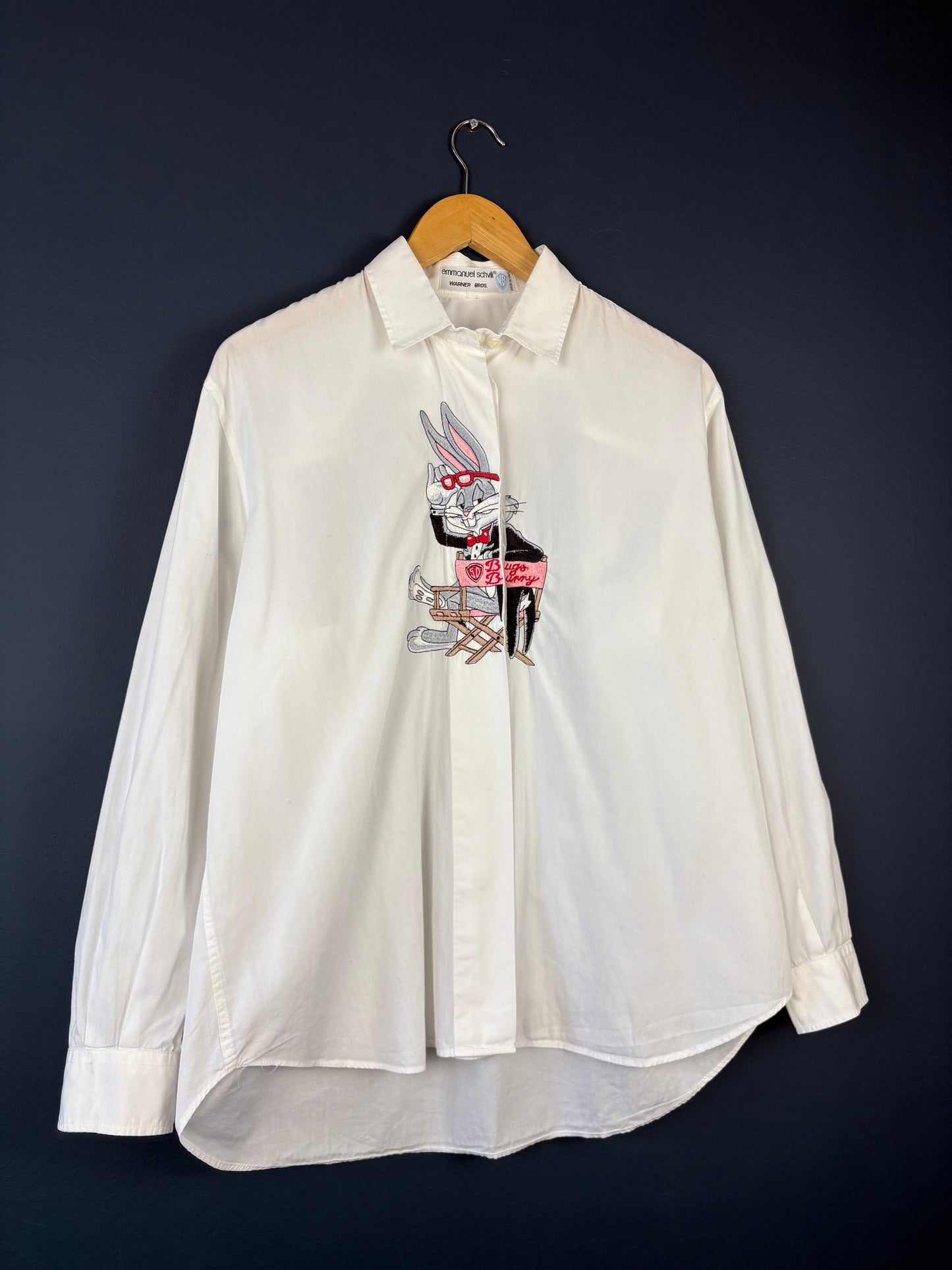 Vintage Emmanuel Schvili Bugs Bunny White Shirt (M)