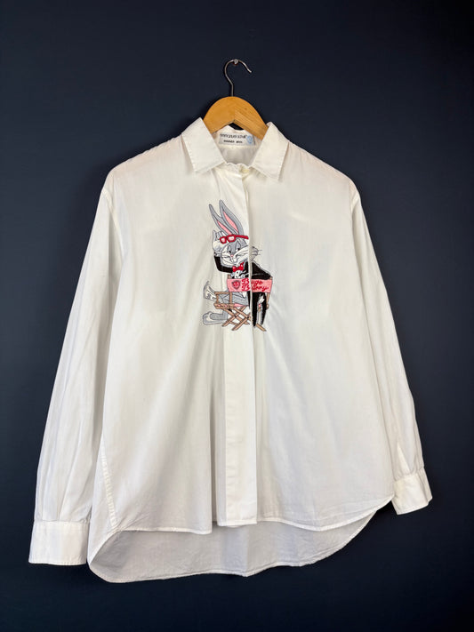 Vintage Emmanuel Schvili Bugs Bunny White Shirt (M)