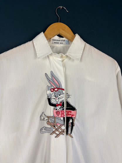 Vintage Emmanuel Schvili Bugs Bunny White Shirt (M)