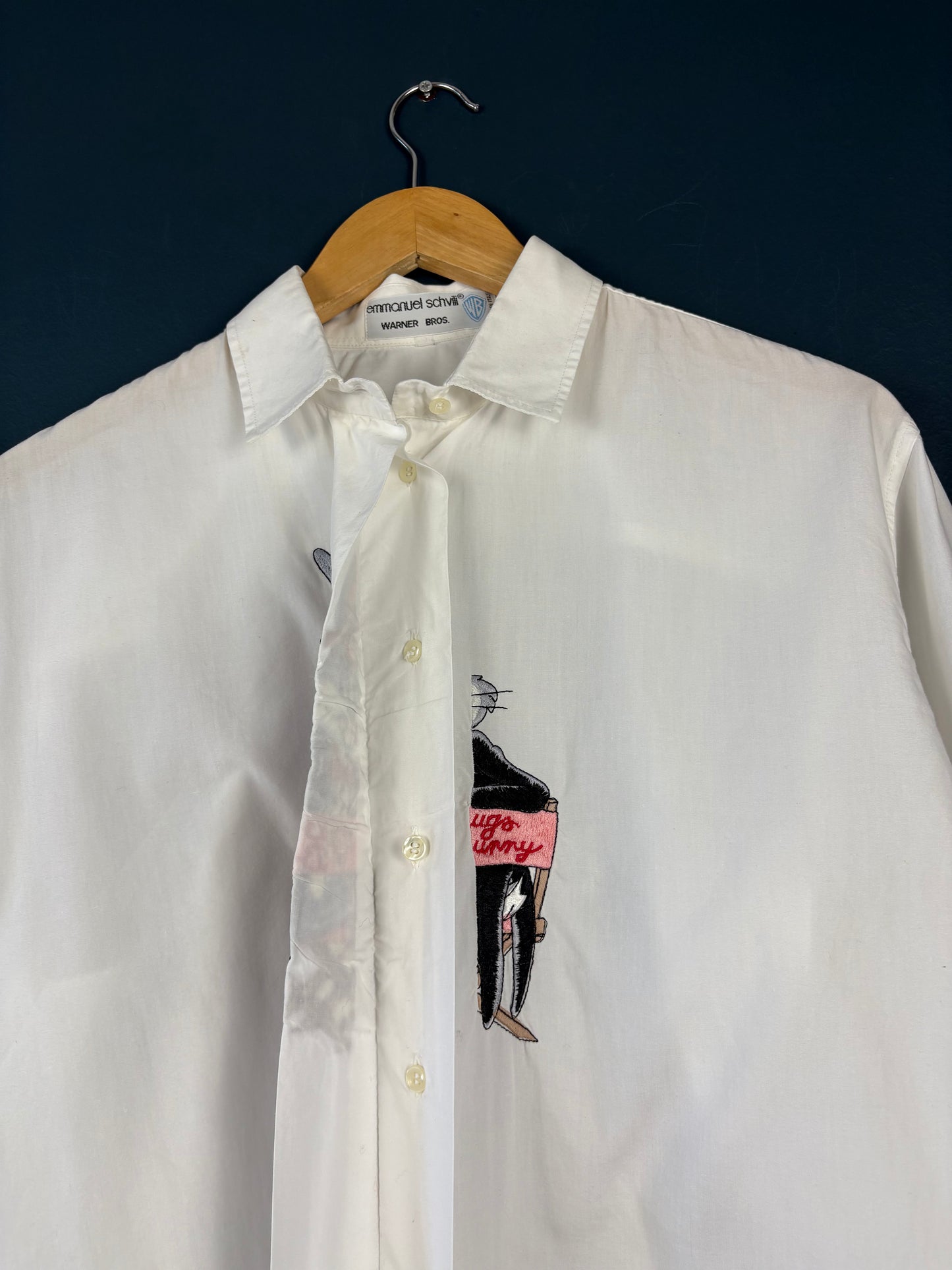 Vintage Emmanuel Schvili Bugs Bunny White Shirt (M)