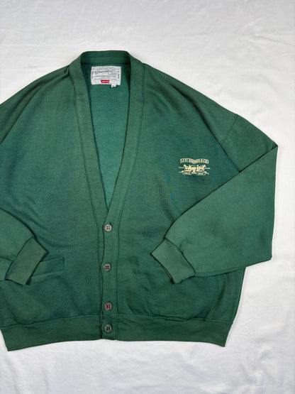 Vintage Levi's Forrest Green Cotton Cardigan (L)