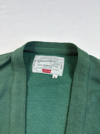 Vintage Levi's Forrest Green Cotton Cardigan (L)
