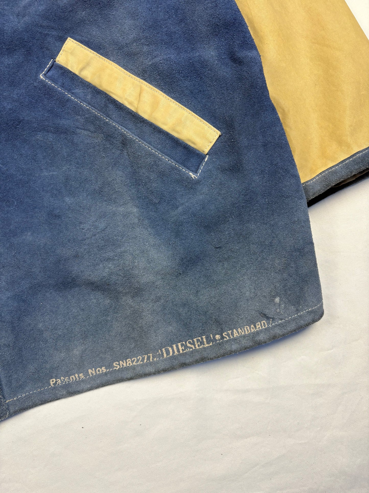 Vintage Diesel Industry Royal Air Force Leather Jacket (XL)