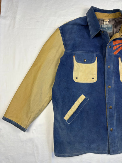 Vintage Diesel Industry Royal Air Force Leather Jacket (XL)