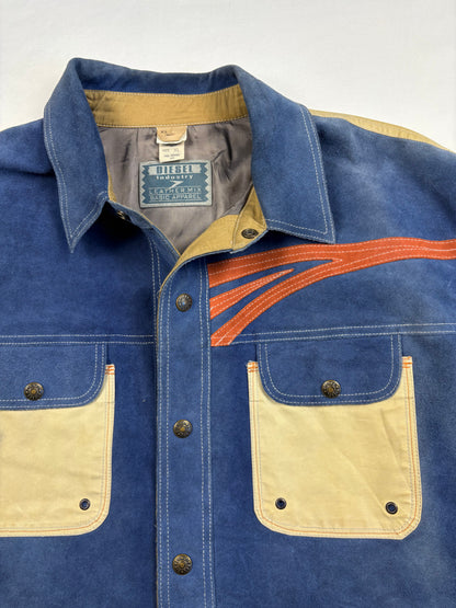 Vintage Diesel Industry Royal Air Force Leather Jacket (XL)