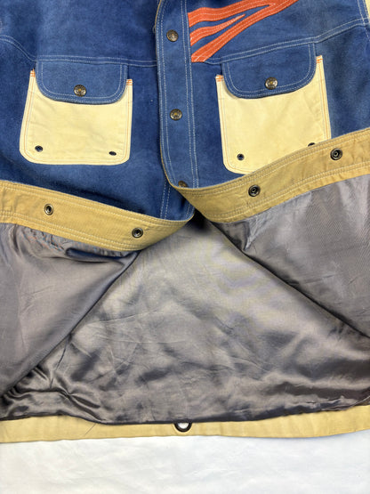 Vintage Diesel Industry Royal Air Force Leather Jacket (XL)