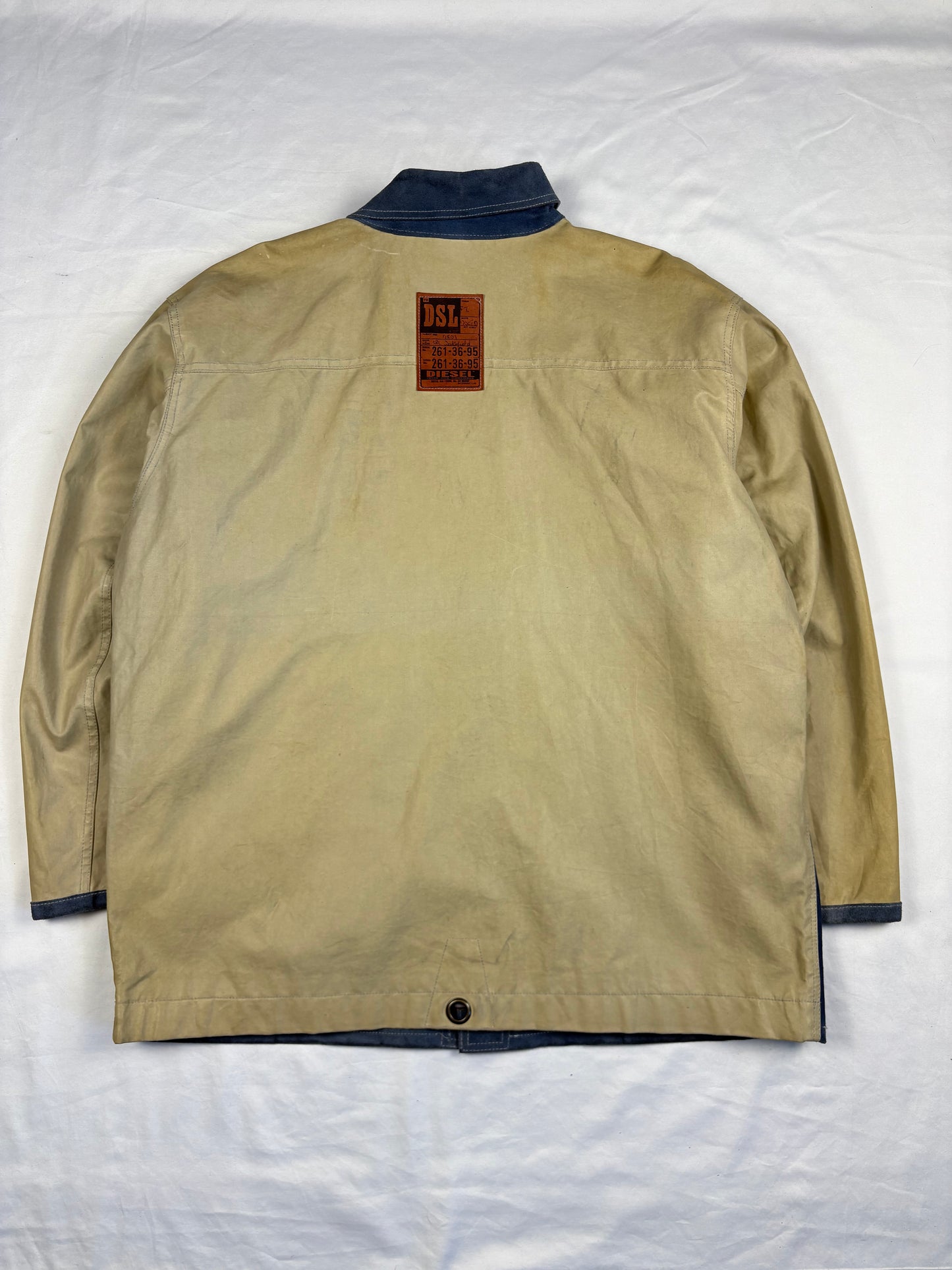 Vintage Diesel Industry Royal Air Force Leather Jacket (XL)