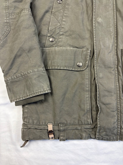 Vintage Diesel Industry Khaki Green Workwear Parka Jacket (L)