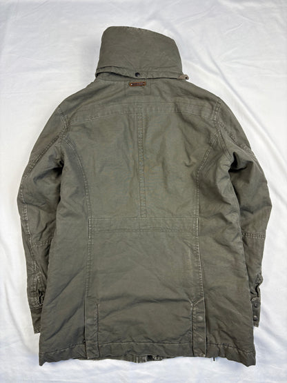 Vintage Diesel Industry Khaki Green Workwear Parka Jacket (L)