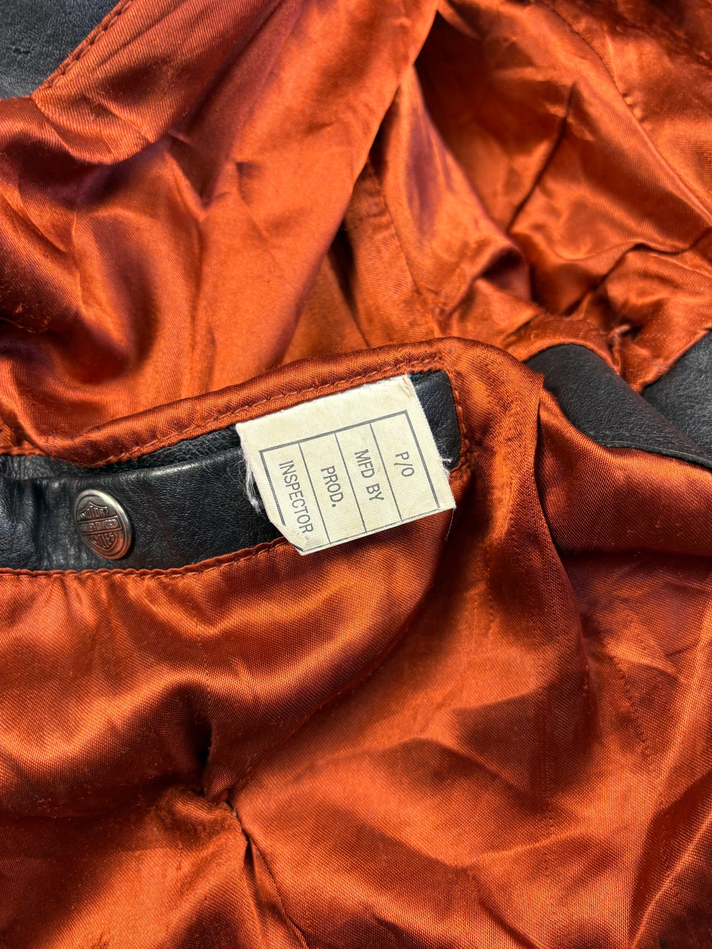 Vintage Harley Davidson Buttery Leather Cream Biker Jacket (women's M)