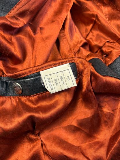 Vintage Harley Davidson Buttery Leather Cream Biker Jacket (women's M)