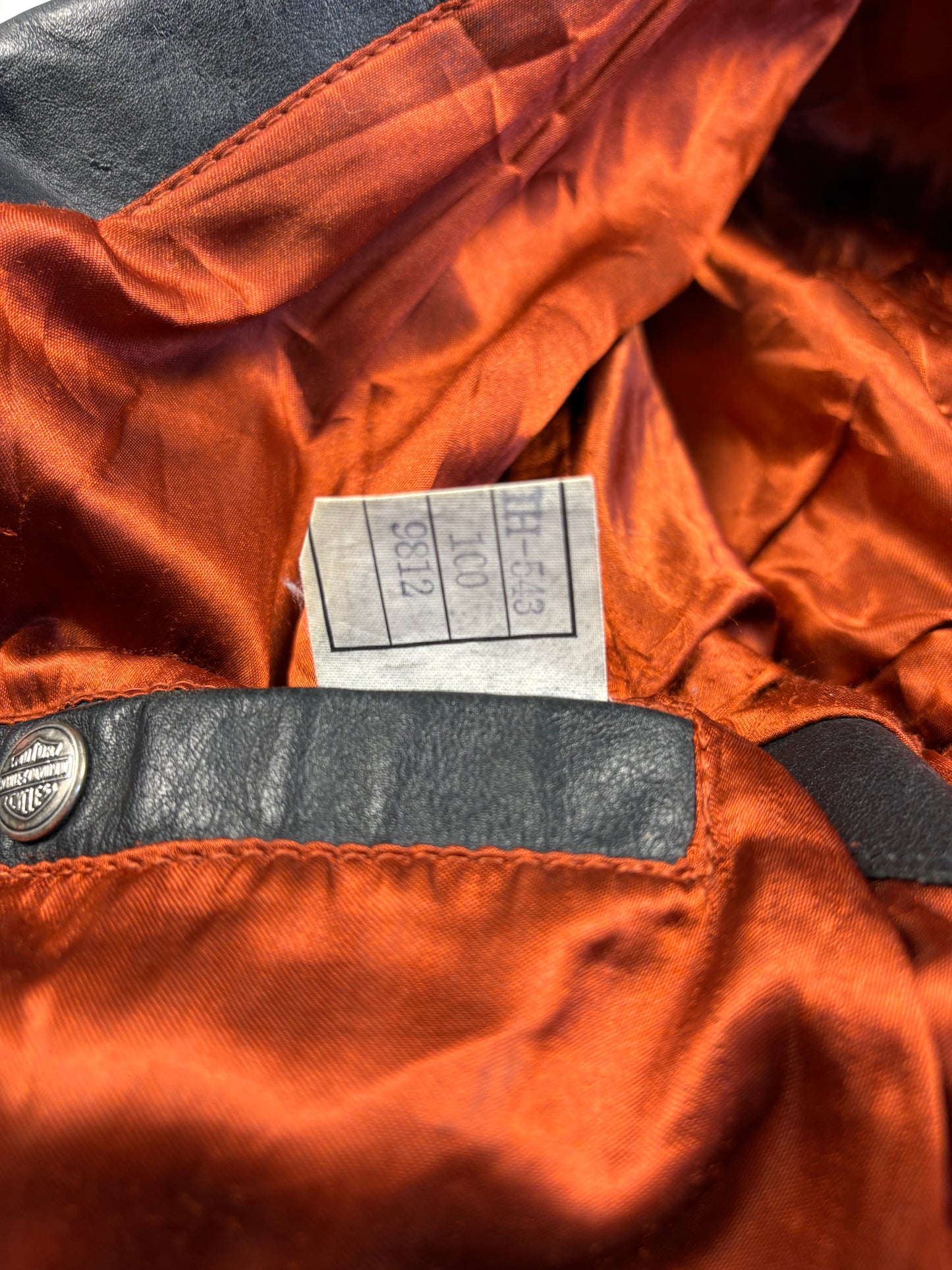 Vintage Harley Davidson Buttery Leather Cream Biker Jacket (women's M)