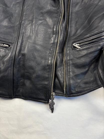 Vintage Harley Davidson Sierra Rose Leather Biker Jacket (women's M)