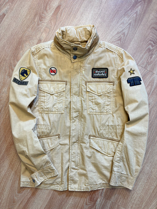 Diesel Industry 2000s Beige Work Jacket (women's S)