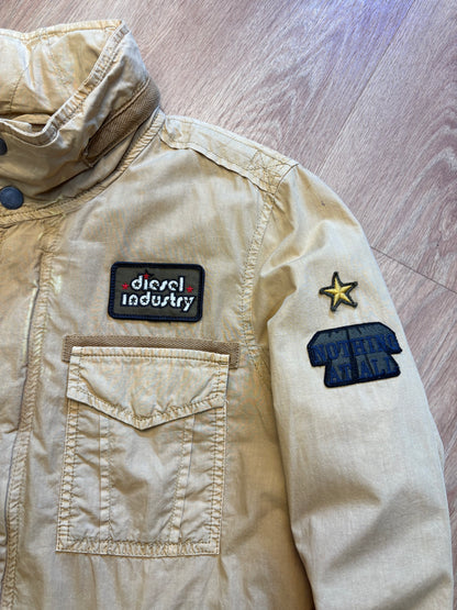 Diesel Industry 2000s Beige Work Jacket (women's S)