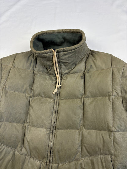 Vintage Diesel Industry Khaki Green Goose Down Jacket (M)