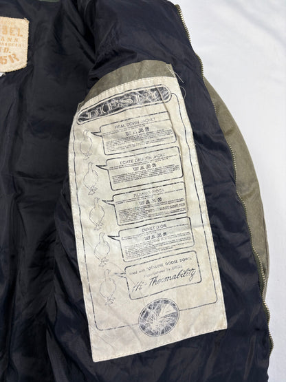 Vintage Diesel Industry Khaki Green Goose Down Jacket (M)