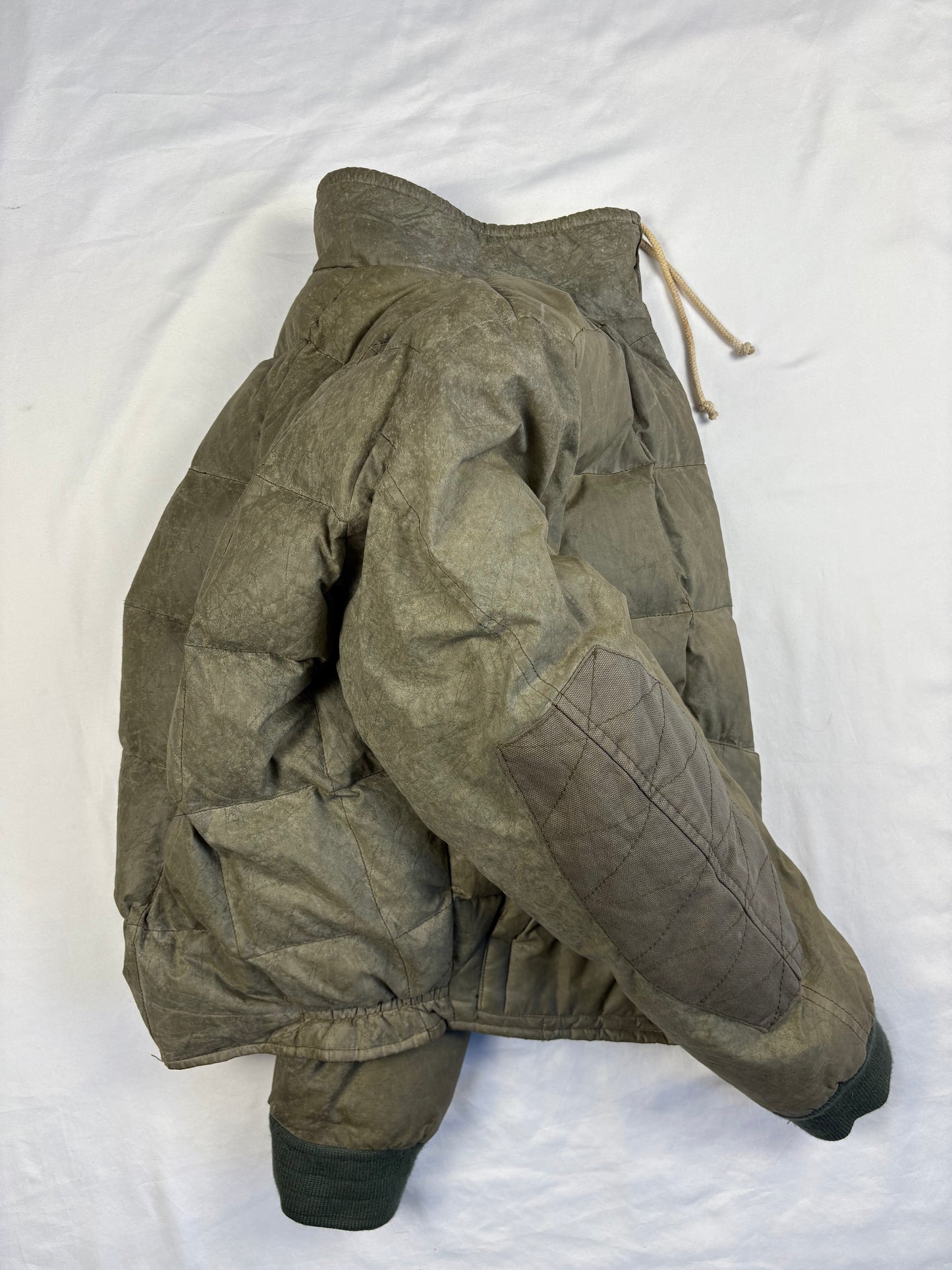 Vintage Diesel Industry Khaki Green Goose Down Jacket (M)