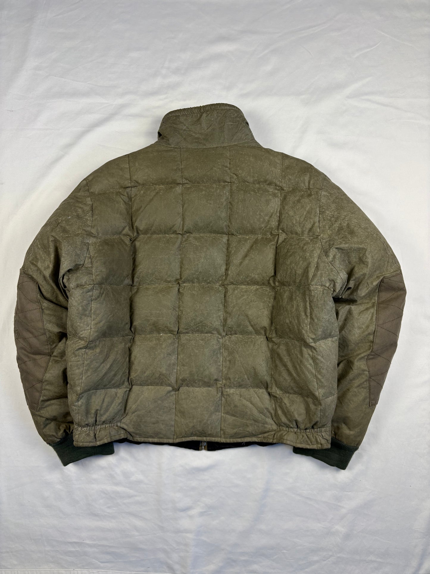 Vintage Diesel Industry Khaki Green Goose Down Jacket (M)