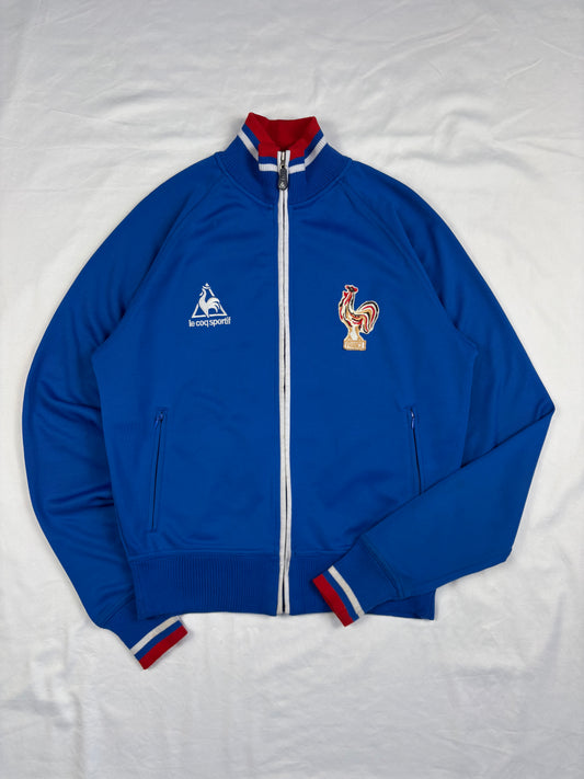 Vintage Le Coq Sportif Royal Blue France Track Jacket (S)