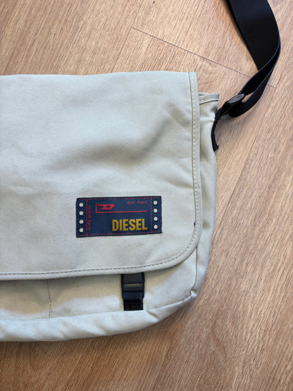 Diesel Industry Beige Messenger Cross-Body Bag