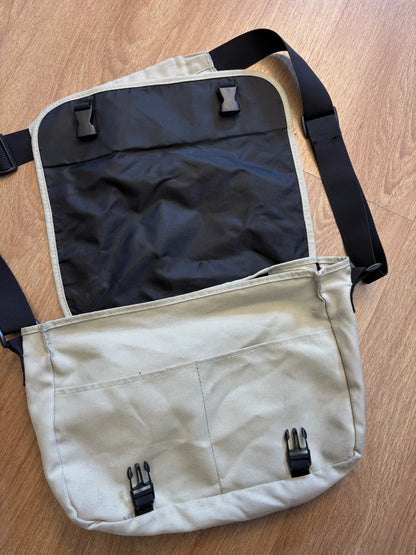 Diesel Industry Beige Messenger Cross-Body Bag