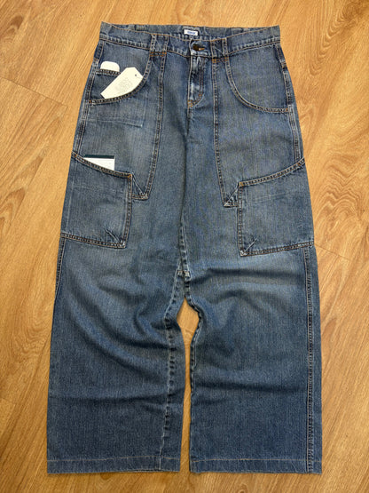 Onyx Denim 90s Super Baggy Carpenter Denim Jeans (32x32)