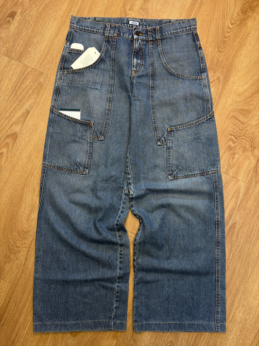 Onyx Denim 90s Super Baggy Carpenter Denim Jeans (32x32)