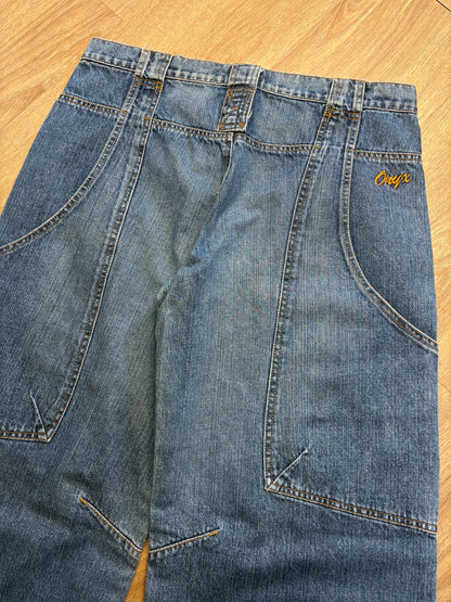 Onyx Denim 90s Super Baggy Carpenter Denim Jeans (32x32)