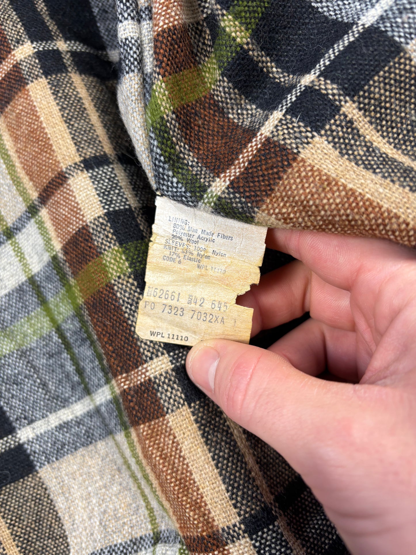 True Vintage 70s Sears Orange Leather Jacket (M)