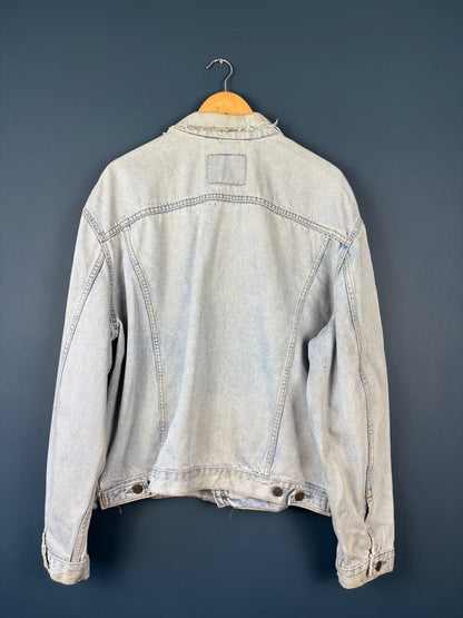 Vintage Levi's Classic Light Wash Denim Jacket (XL)