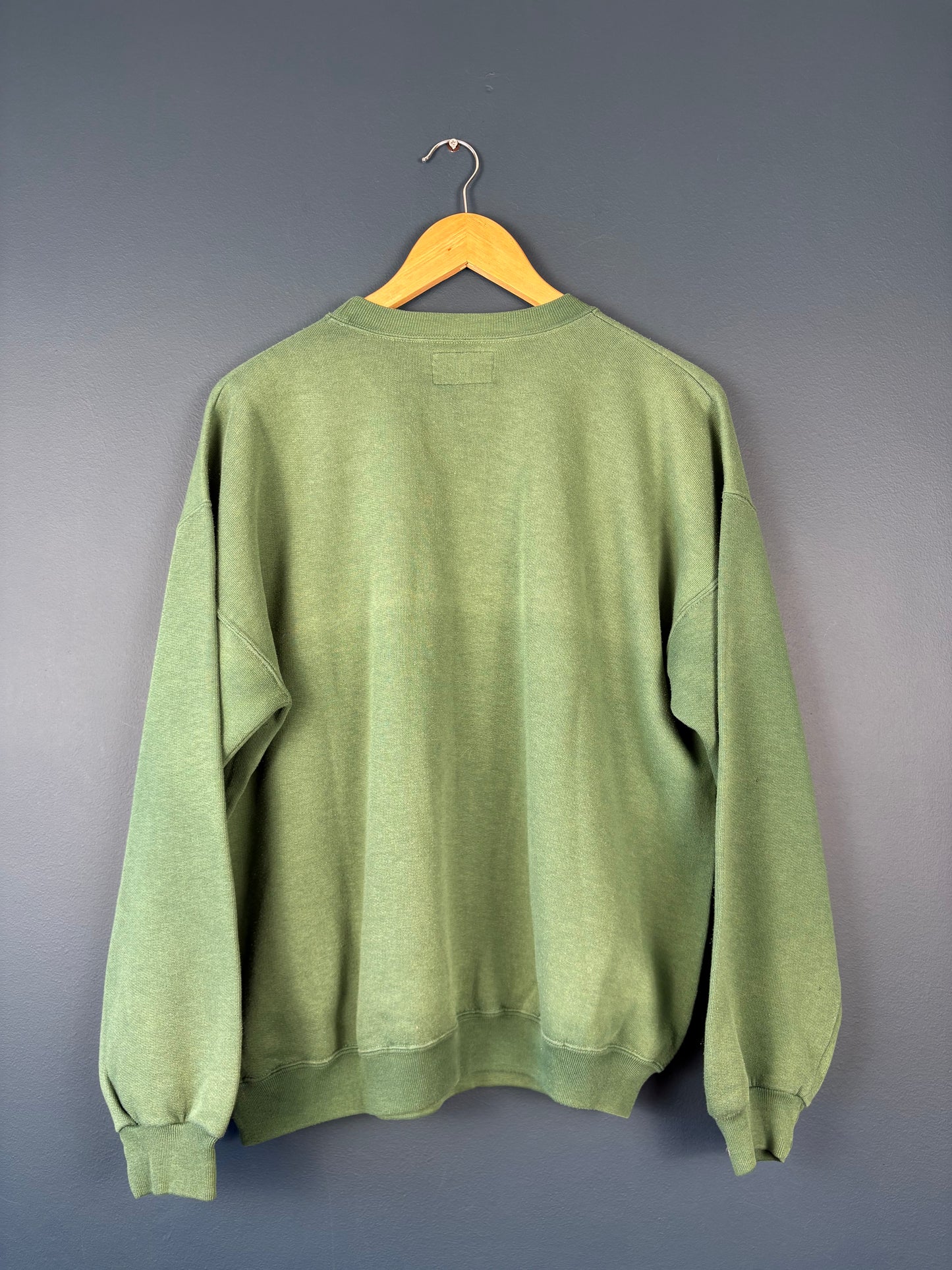 Vintage Levi's 80s Green Graphic Sweatshirt (M)