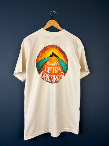 Vintage Elton John 1997 Yellow Brick Road Cream Screen Stars Tee (M)