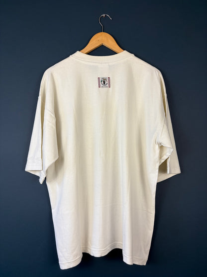 Vintage Guinness 90s Mosaic Cream Tee (L)