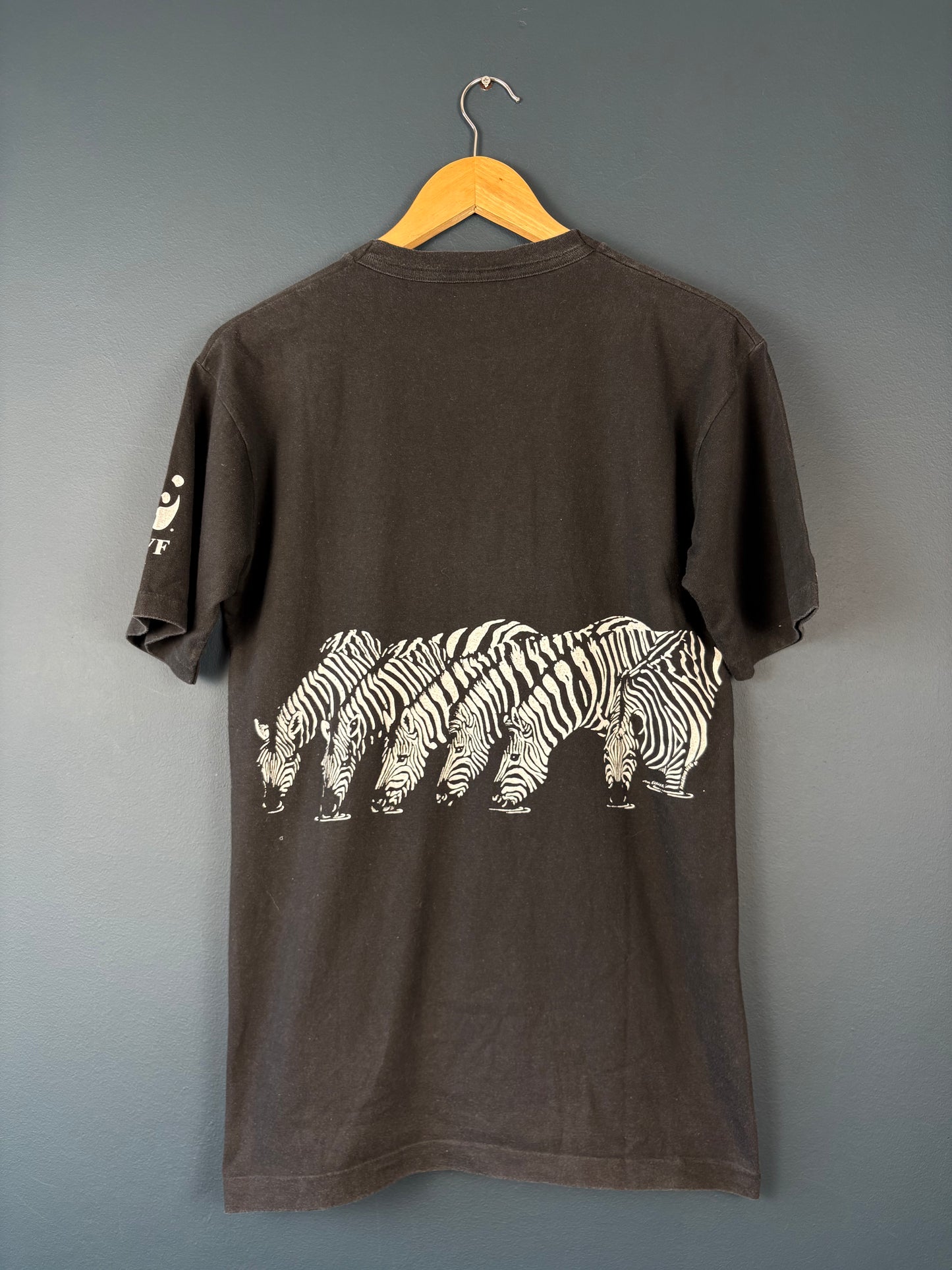 Vintage WWF Animals 90s Zedbra Black Tee (S)