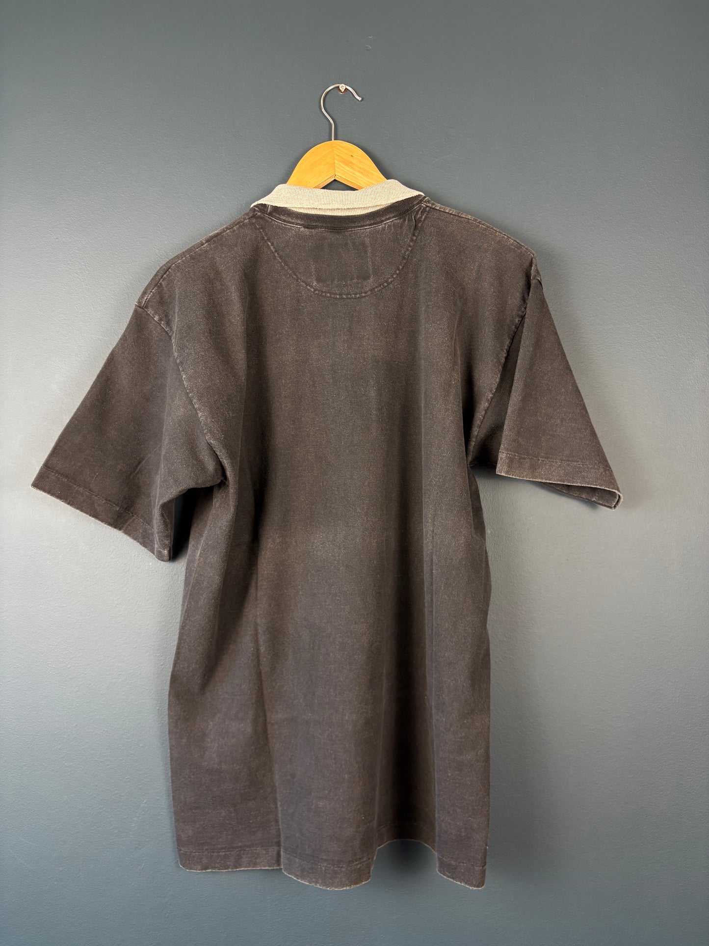 Vintage Levi's 80s Native American Black Collared Top (XL)