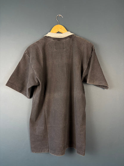 Vintage Levi's 80s Native American Black Collared Top (XL)