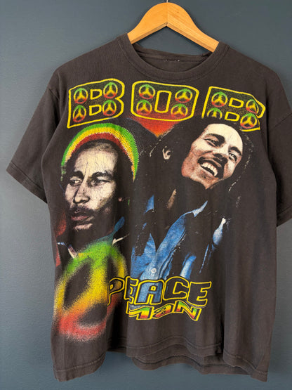 Vintage Bob Marley 90s Washed Black Tee (S)