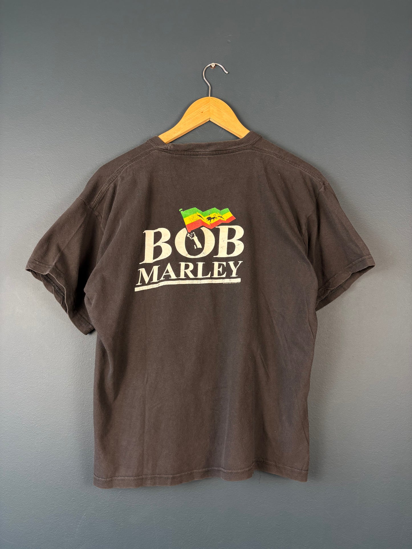 Vintage Bob Marley 90s Washed Black Tee (S)