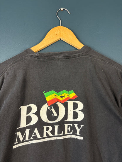 Vintage Bob Marley 90s Washed Black Tee (S)
