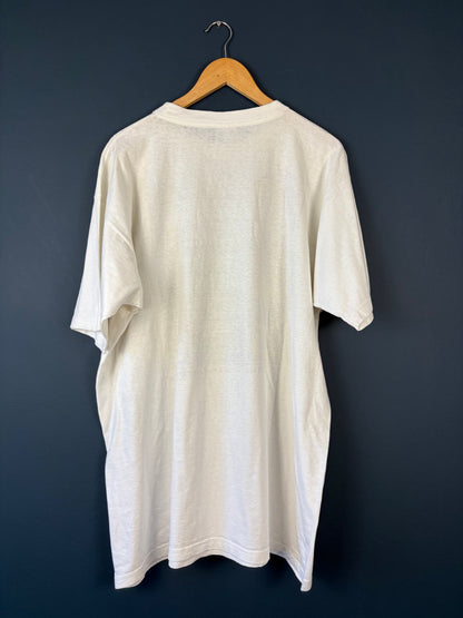 Vintage London Graphic 90s White Tee (XL)