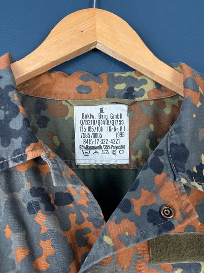 Vintage Flecktarn Camo 1995 Army Fatigue Shirt (M)