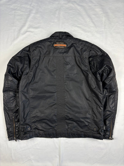 Vintage Harley Davidson Black Biker Jacket (L)