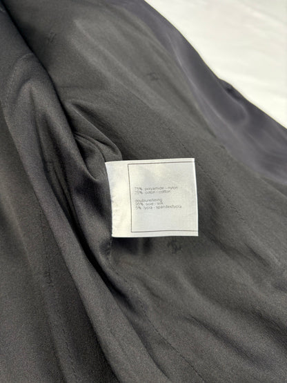 Vintage Chanel Boutique 90s Black Satin Blazer (women's M)