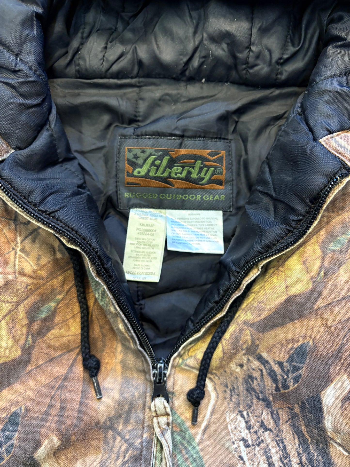RealTree 90s Workwear Camo Hooded Active Jacket (XL)