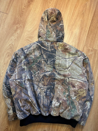 RealTree 90s Workwear Camo Hooded Active Jacket (XL)