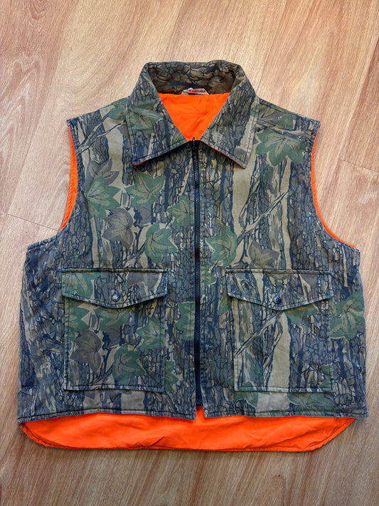 RealTree 90s Workwear Camo Reversible Vest Jacket (L)