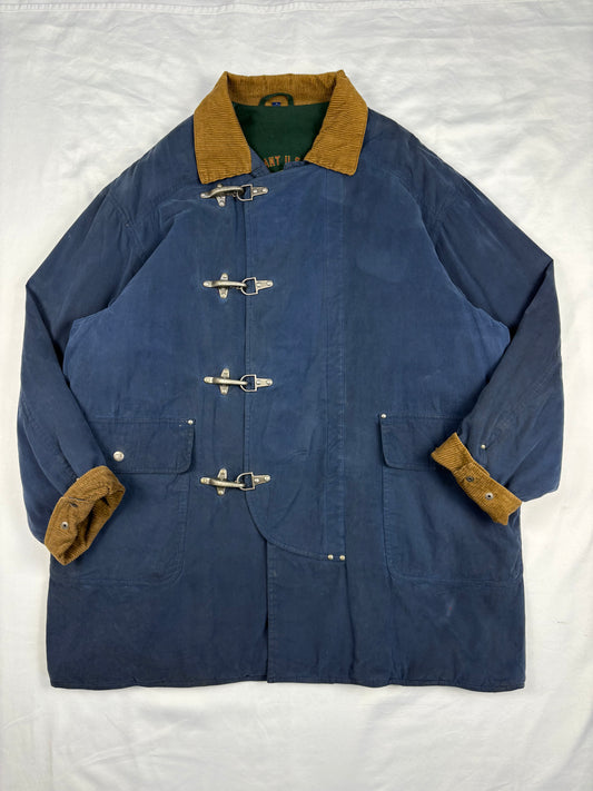 Vintage GANT Fireman Clasps Navy Jacket (L)