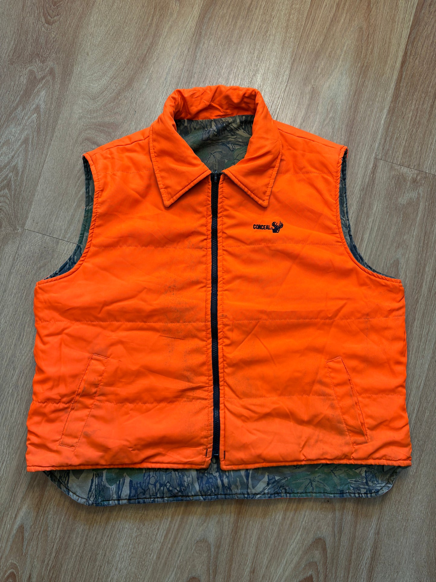 RealTree 90s Workwear Camo Reversible Vest Jacket (L)